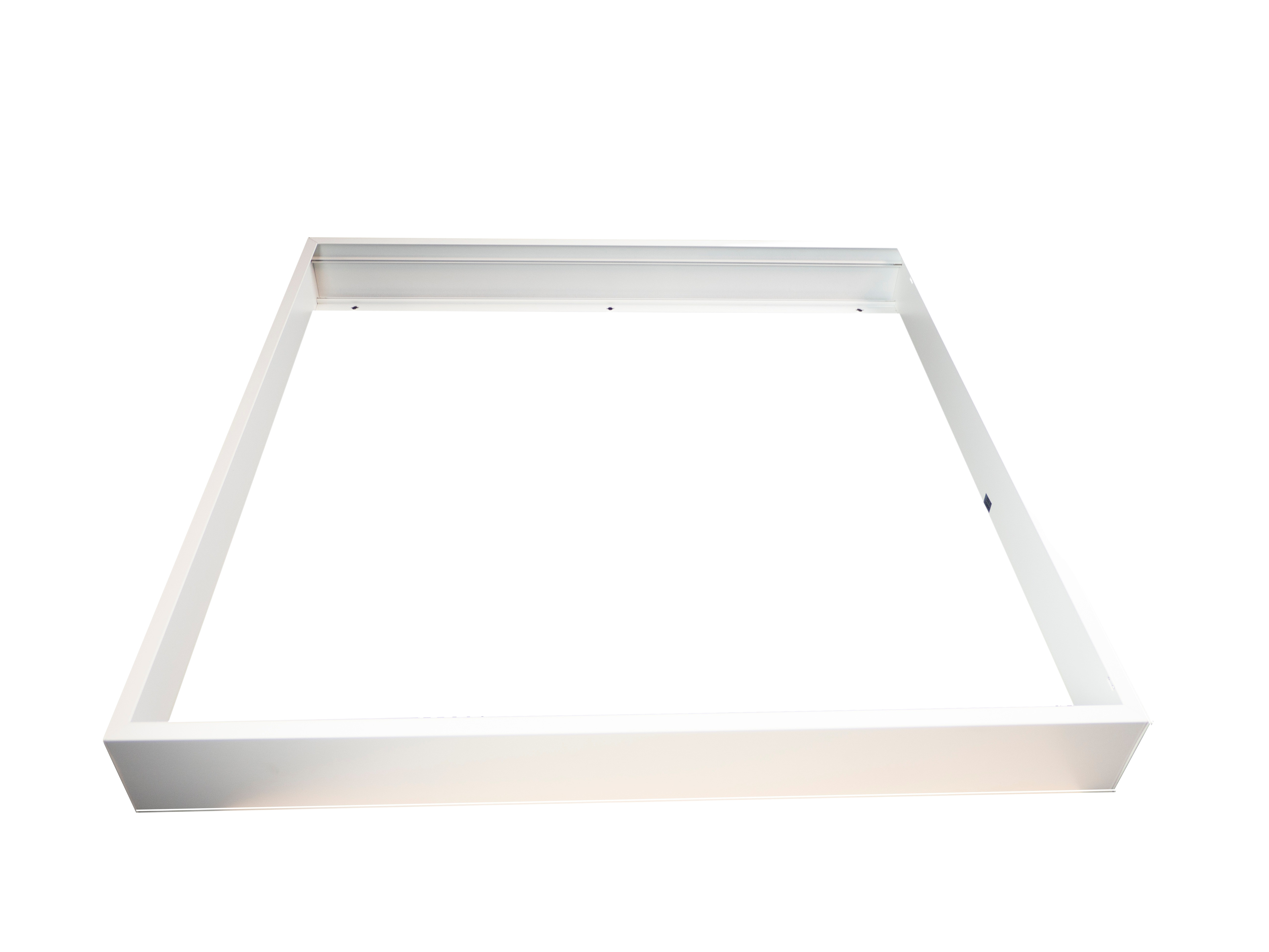 DALLAS Surface Mount Box Kit for 60x60 panel White 70mm deep Flat Pack