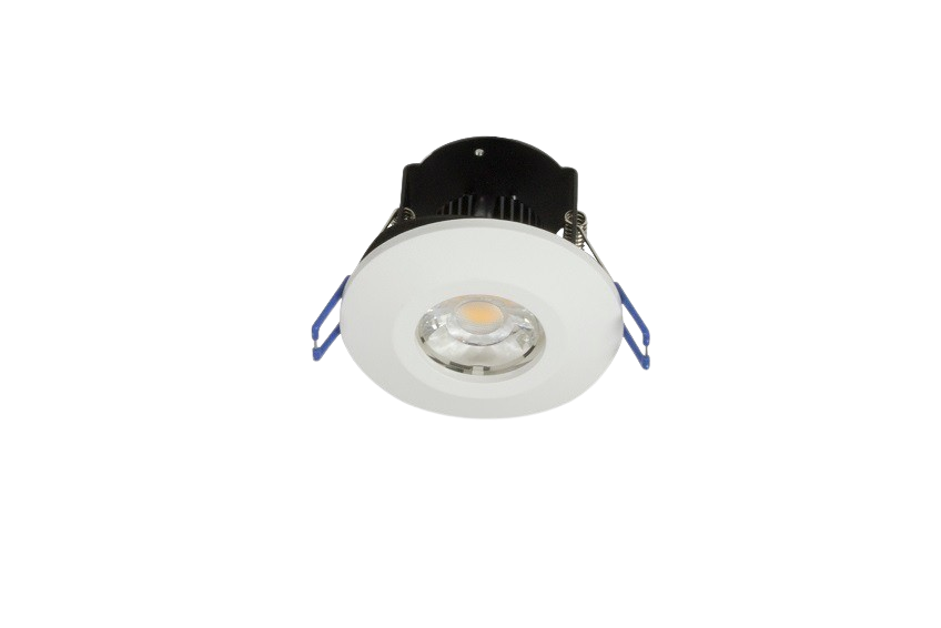 TRIUMPH ACTIVATE LEDCHROIC 6W LED downlight,IP65,92mm,White,3000K,dimmable + Emergency