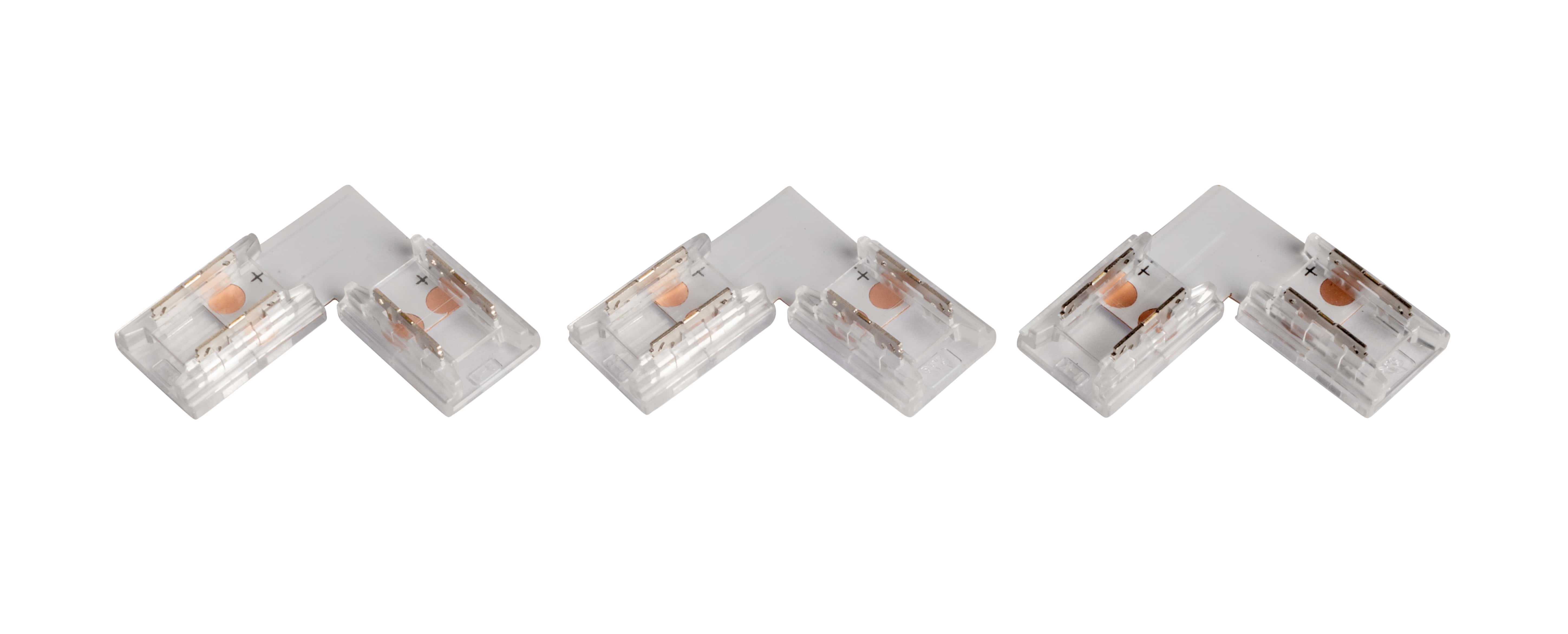 VEGAS EASY CLIP L CONNECTOR FOR 12V and 24V CCT1 IP20 LED STRIP (3PCS)