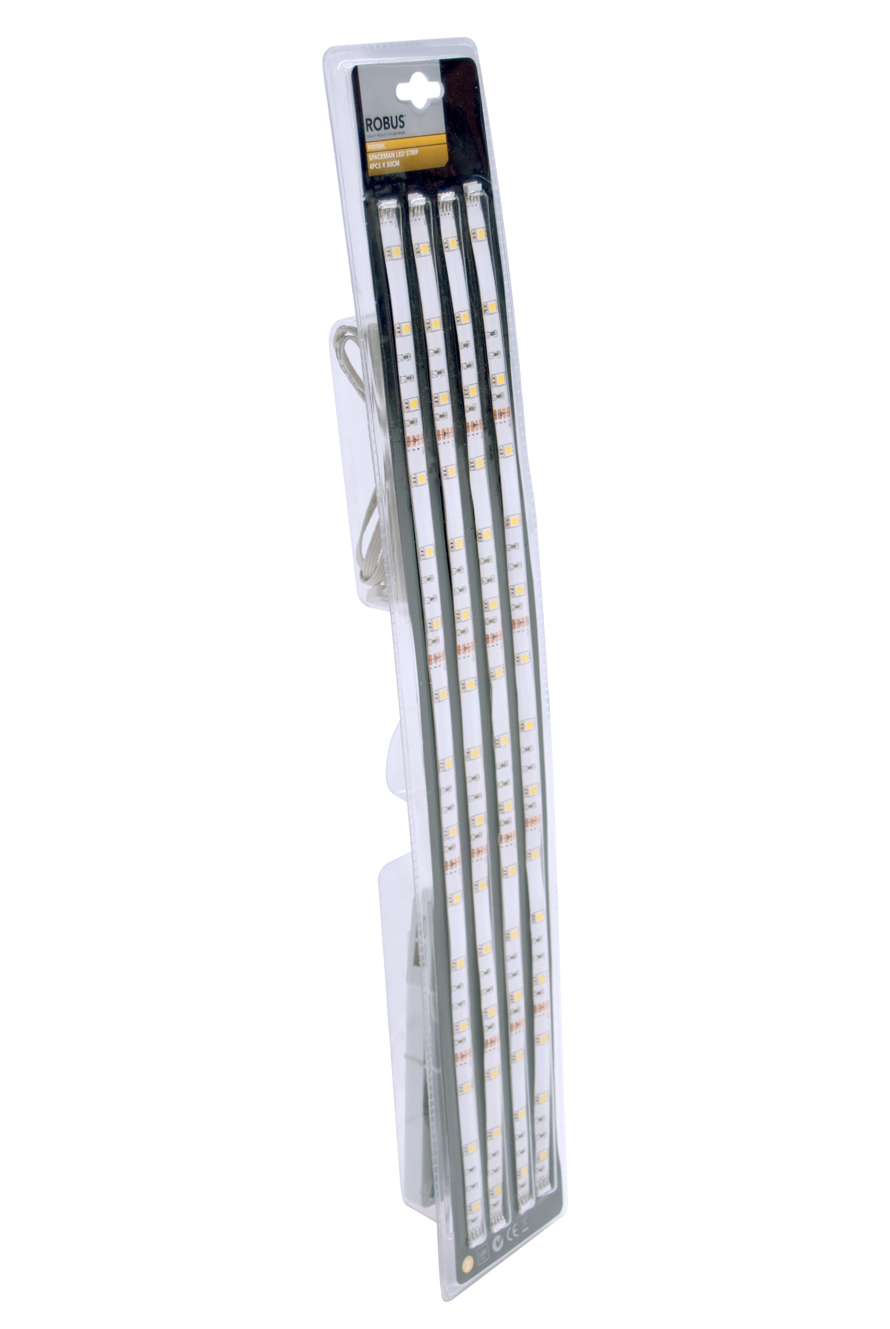 SPACEMAN 14W LED strip pack, IP20, 4x0.5m, Warm white, 3000K