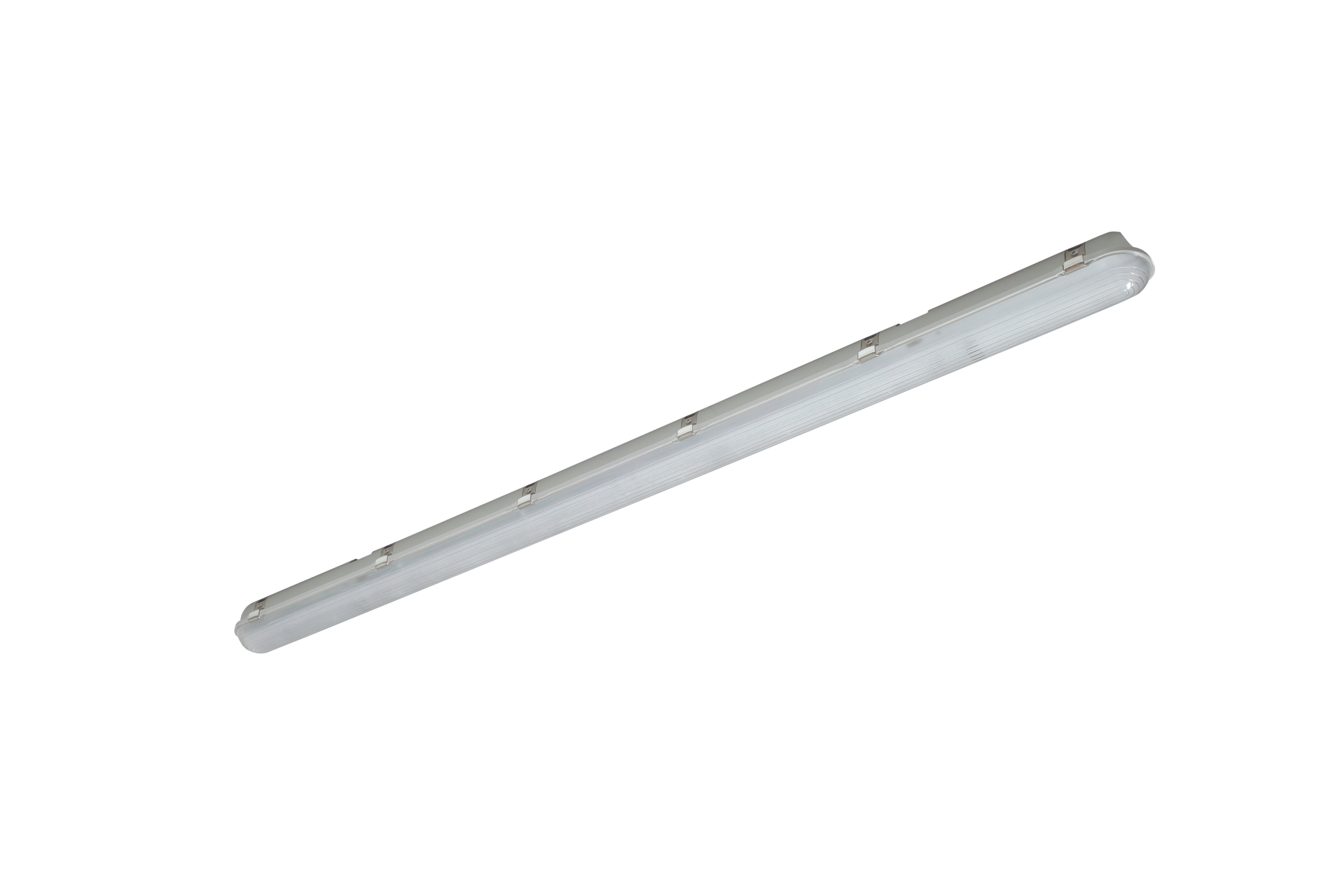 SULTAN 1X40W LED corrosion proof, IP65, 5ft, Grey, 5000K c/w frosted diffuse