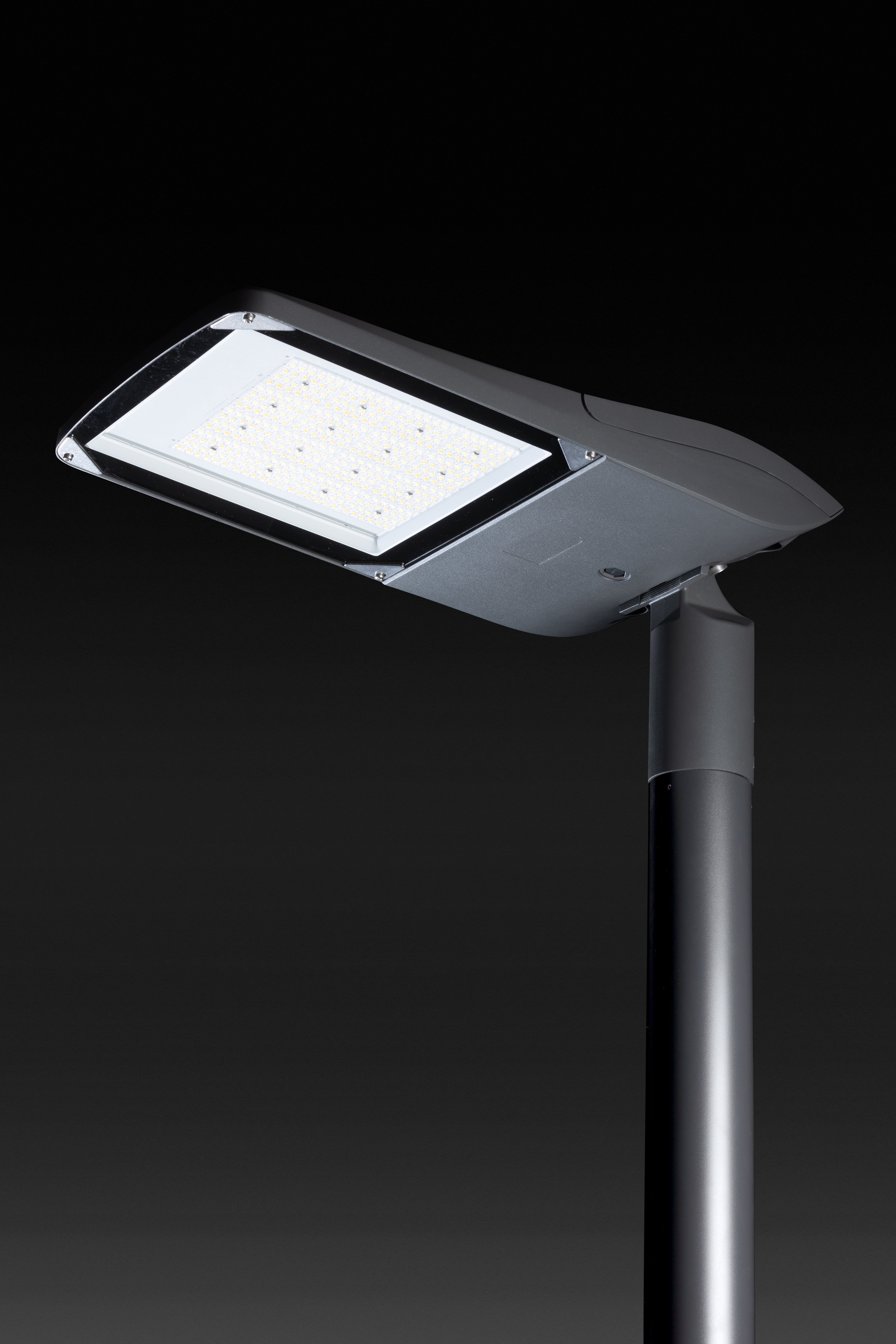 ALDOW  50W 75W 100W Multiwattage Street light CCT3, IP66, Dark grey, 3000K 4000K 5000K