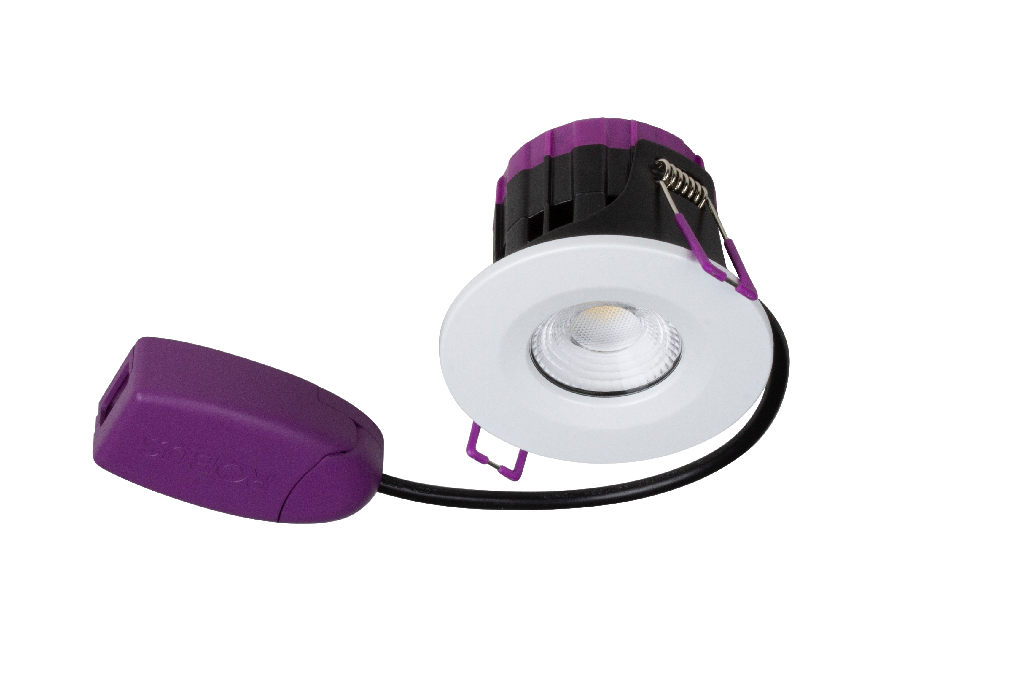 ULTIMUM 5W/7W Dual Wattage IP65 Fire Rated Downlight 3000K White Trim