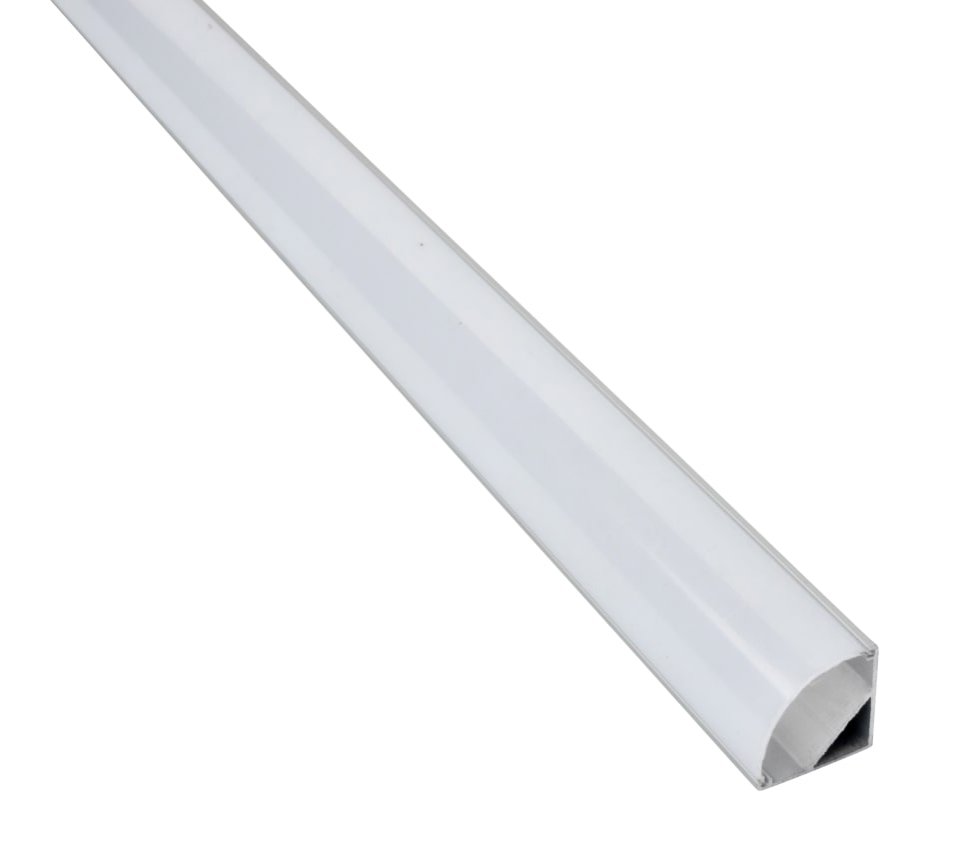 EXTRUSION ANGLED 45° 2M LONG ALUMINIUM