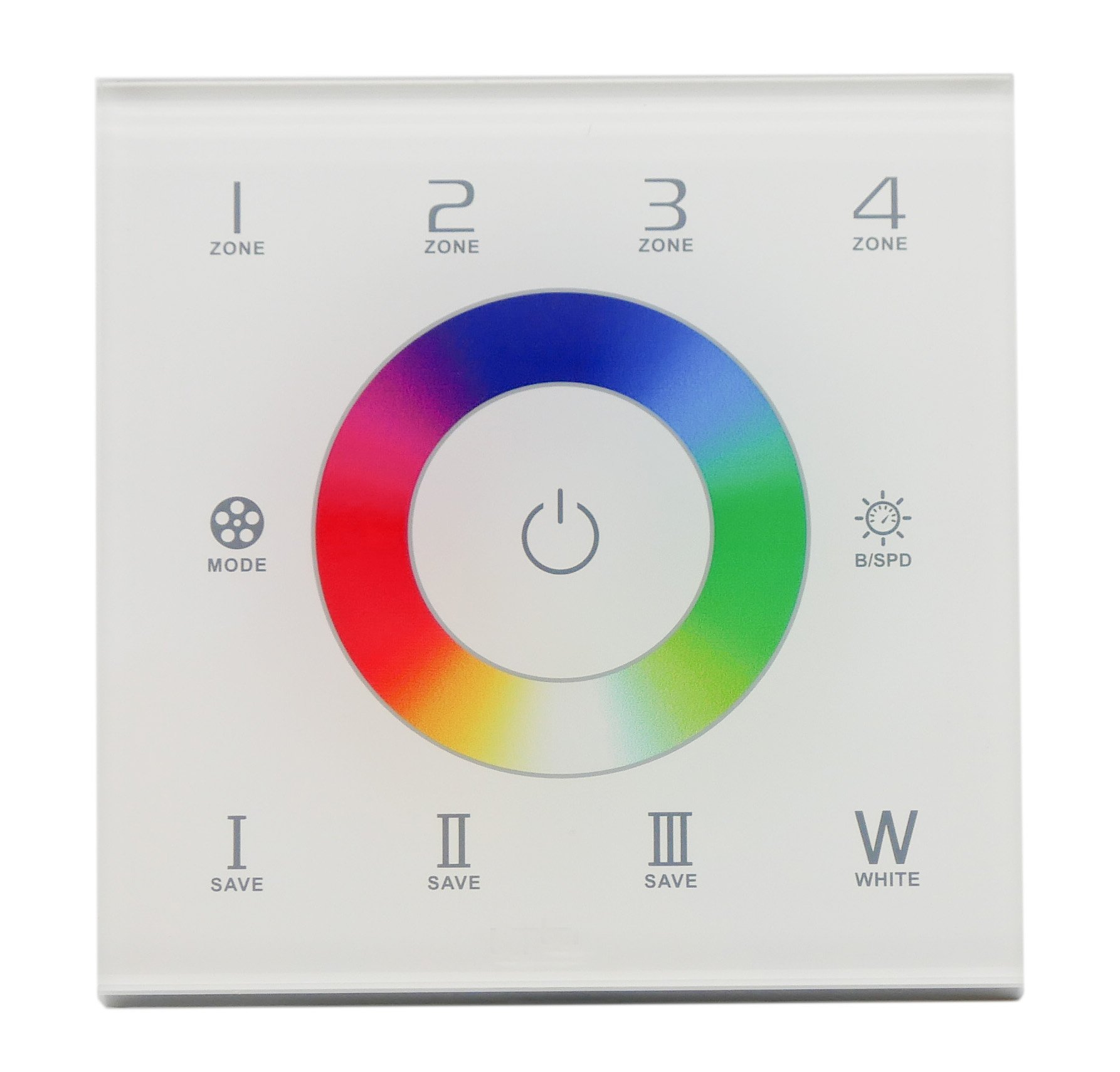 DMX Touch panel 4 zones controller for RGBW LED Strip