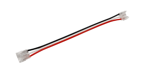VEGAS EASY CLIP CONNECTOR FOR 12V and 24V CCT2 IP20/STRIP-TO-STRIP,WITH 150MM WIRE/Priced per 1 pc