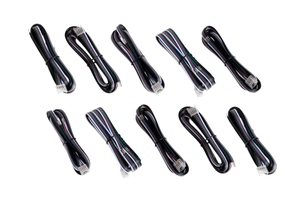 VEGAS EASY CLIP CONNECTOR FOR 12V and 24V RGBW IP20/STRIP-TO-DRIVER,WITH 2000MM/Priced per 1 pc