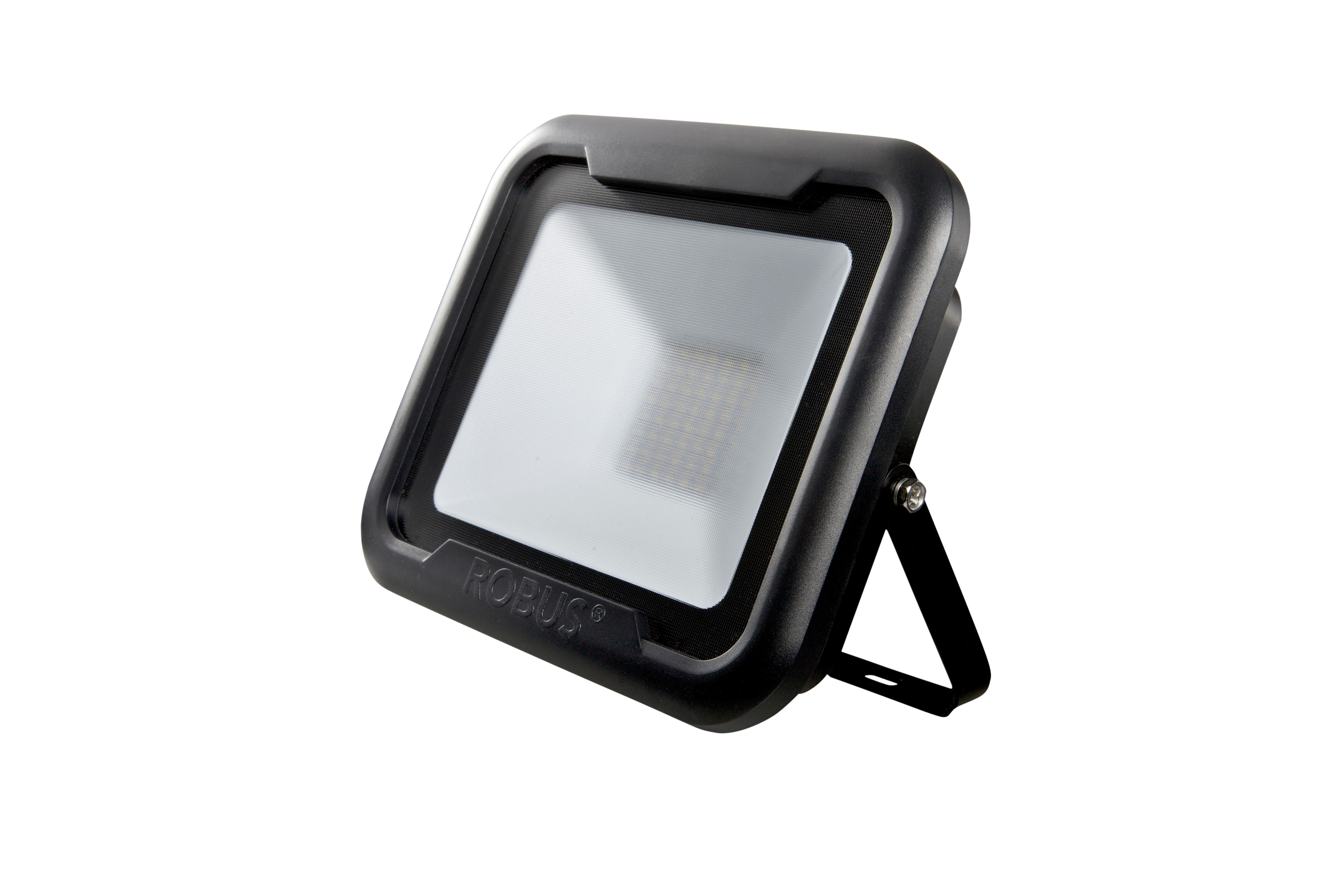 REMY 30W LED flood light, IP65, Black, 3000K, c/w junction box
