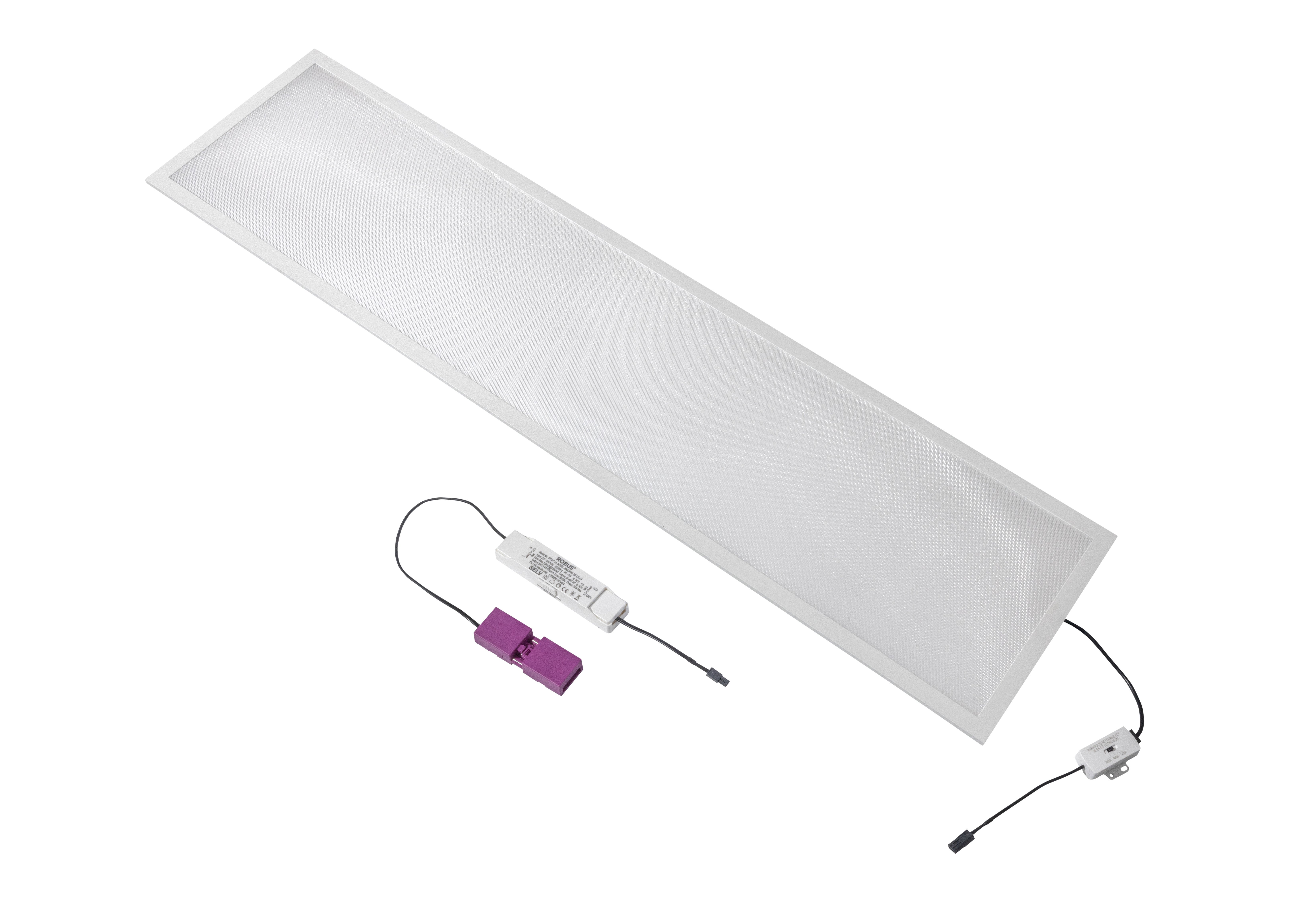 DALLAS EXPRESS 20W 28W 32W Multiwattage UGR Backlit panel CCT3, 300x1200mm, White, 3000K 4000K 5000K