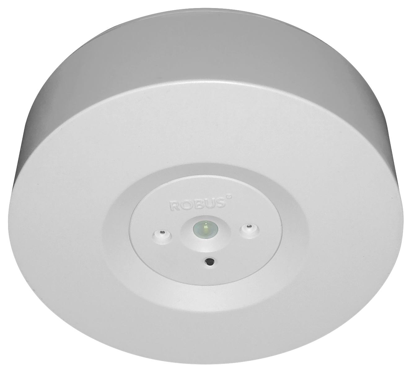 AVIOR 2W Surface Emergency Downlight w/ open and corridor lenses white