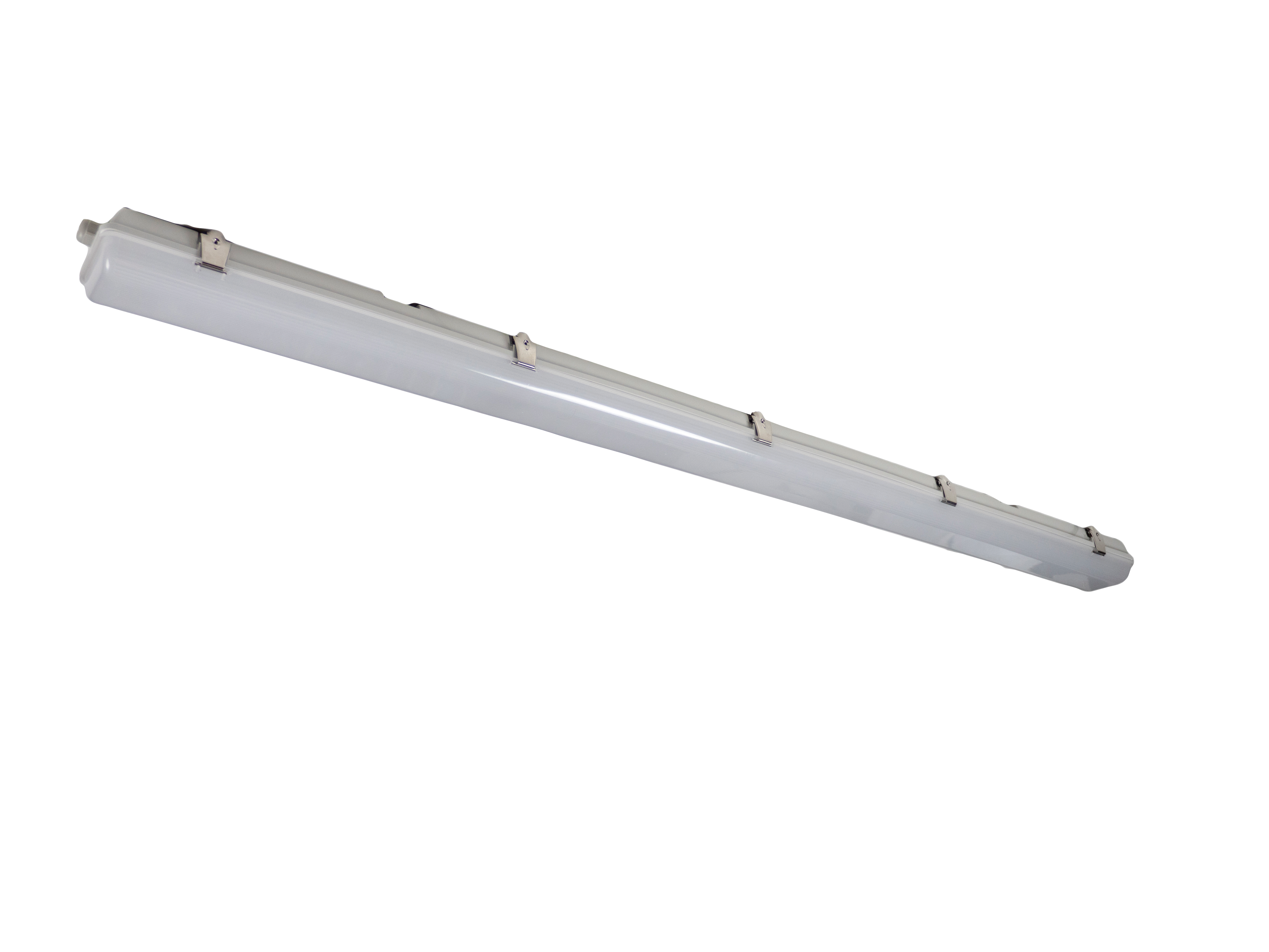 HARBOUR 2 - 80W LED corrosion proof, IP65, 5ft twin, Grey, 4000K, Version2